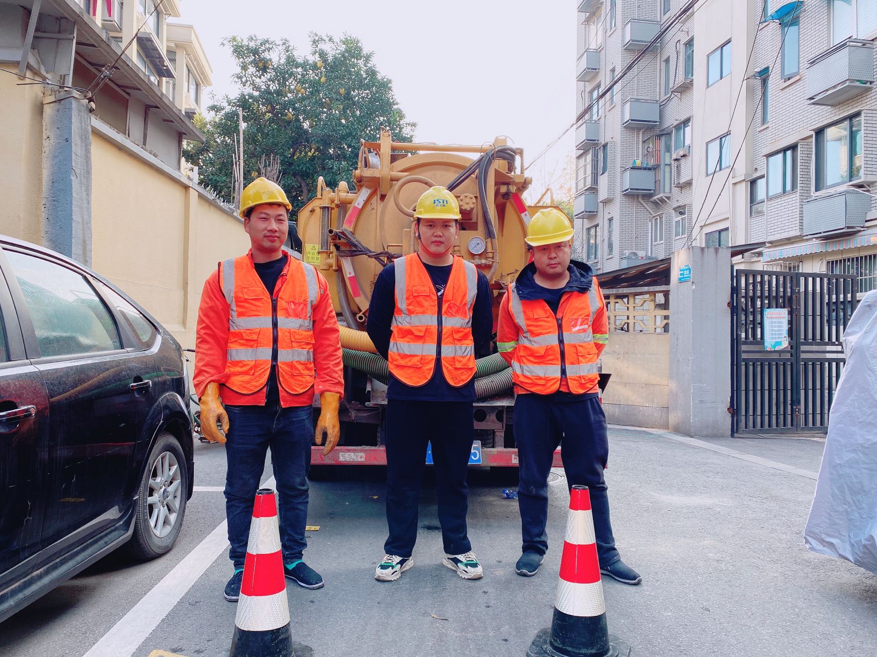 仙居雅苑南京某小区管道清淤检测施工